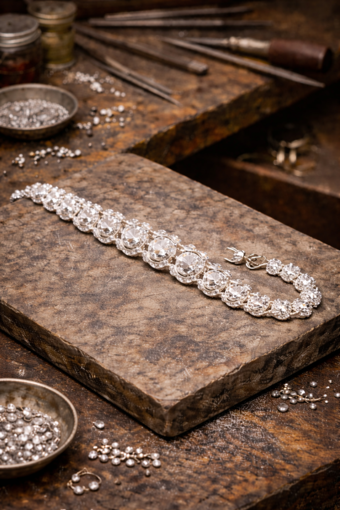 broken luxury bracelet before repair